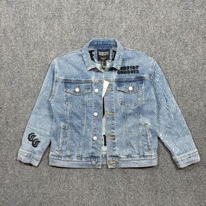 NWT Compton Cowboys Denim Jean Jacket Kids 7/8 052